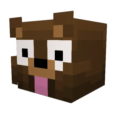 Jan_K Minecraft avatar head, 3D render