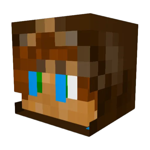 Jan_Syro Minecraft avatar head, 3D render