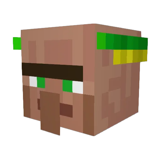 Janabi009 Minecraft avatar head, 3D render