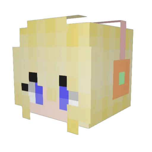 Janbo4850 Minecraft avatar head, 3D render