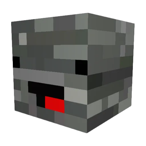 Jancrafter1202 Minecraft avatar head, 3D render