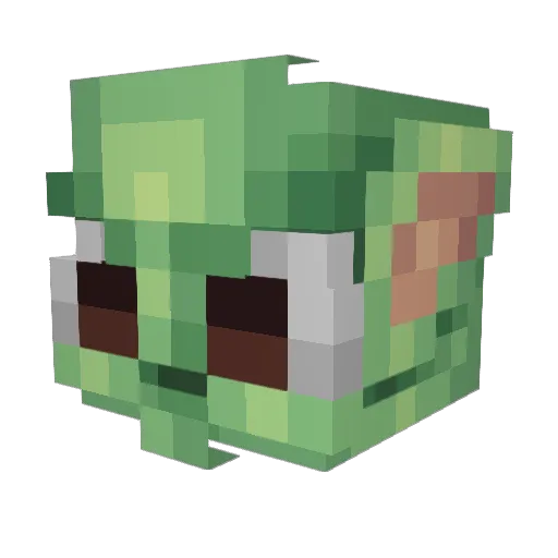 Jandra5iq Minecraft avatar head, 3D render