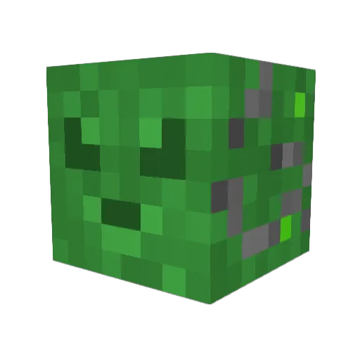 Jandre14 Minecraft avatar head, 3D render