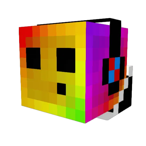 Jandro8 Minecraft avatar head, 3D render