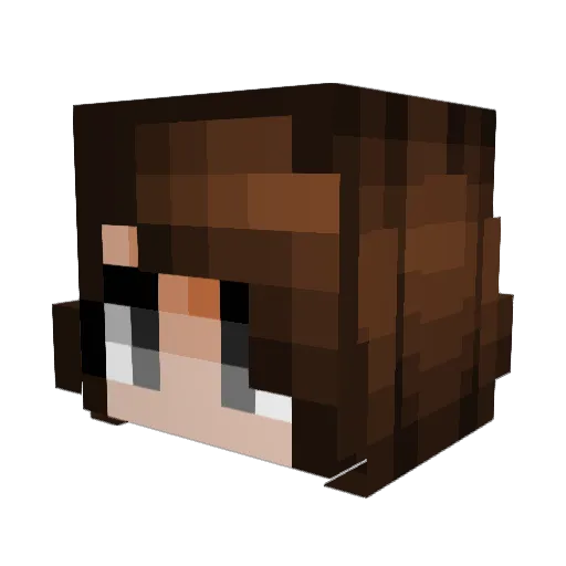 JaneOnRa Minecraft avatar head, 3D render