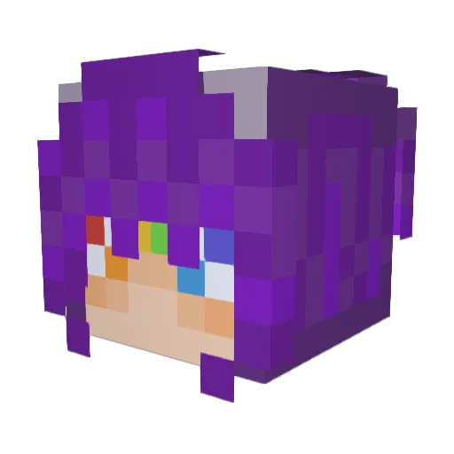 Jane_D0e1 Minecraft avatar head, 3D render