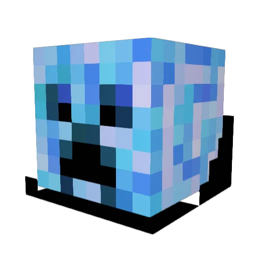 JanekKurczak Minecraft avatar head, 3D render