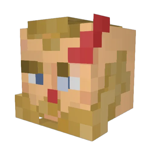 Janfredson79 Minecraft avatar head, 3D render