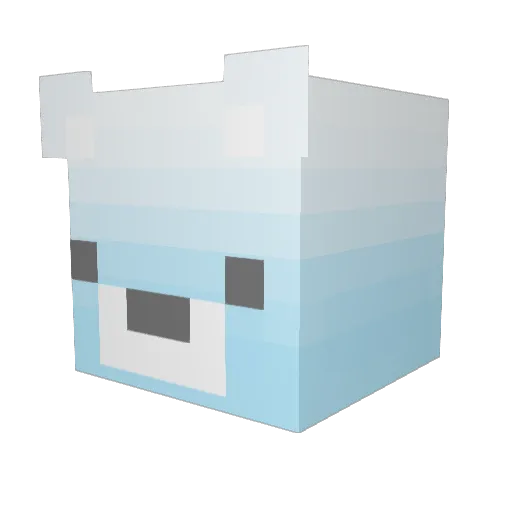 JangGoMam Minecraft avatar head, 3D render