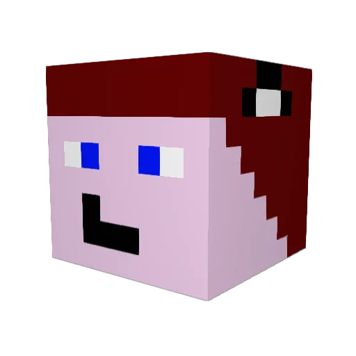 JangTheBoy Minecraft avatar head, 3D render