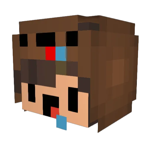 Jangi_345 Minecraft avatar head, 3D render