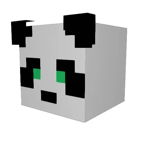 JanioPls Minecraft avatar head, 3D render