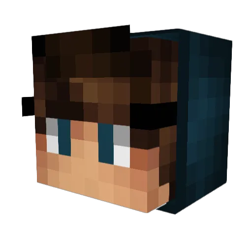 JanitoJones11 Minecraft avatar head, 3D render