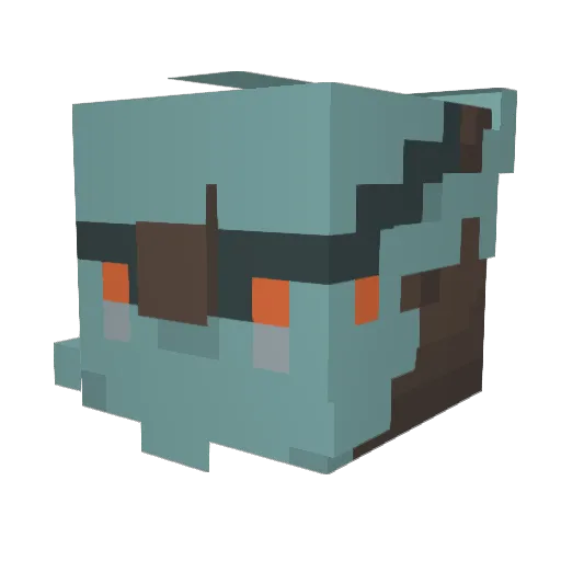 Janklin02 Minecraft avatar head, 3D render