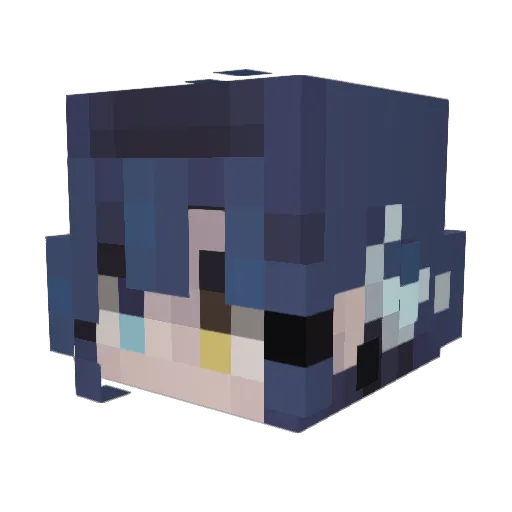 JankyTable06 Minecraft avatar head, 3D render