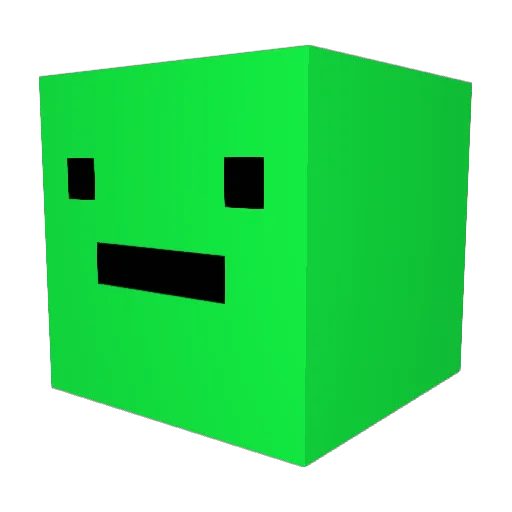 JankyYT Minecraft avatar head, 3D render