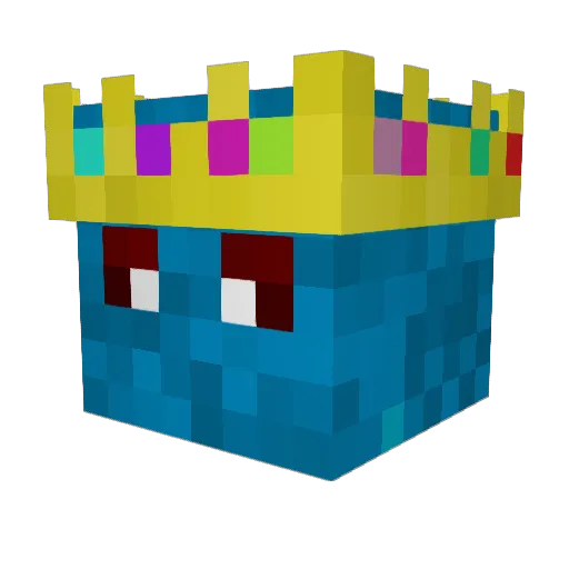 Jankyson Minecraft avatar head, 3D render