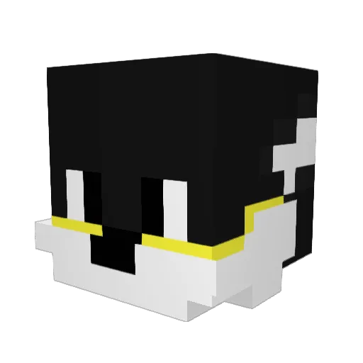 Jann_03 Minecraft avatar head, 3D render