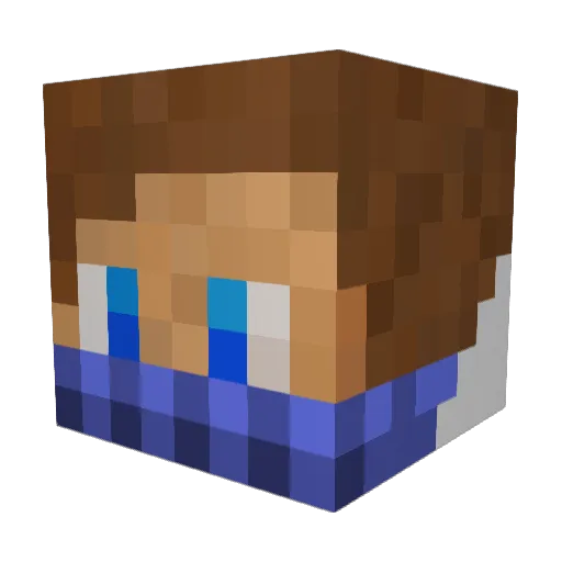 JanneMarten Minecraft avatar head, 3D render