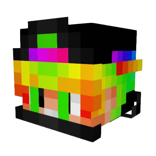 Janni31 Minecraft avatar head, 3D render