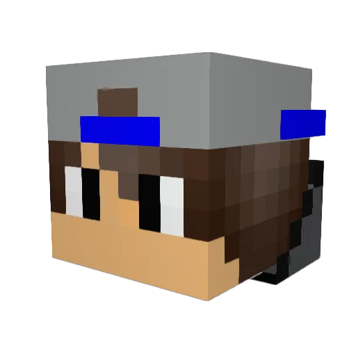 Jannik8282 Minecraft avatar head, 3D render