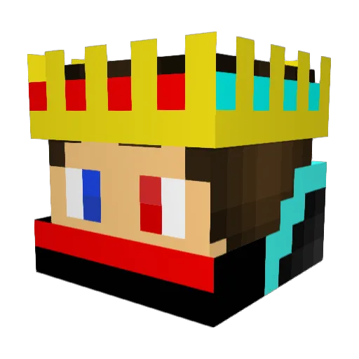 Jannik_25 Minecraft avatar head, 3D render