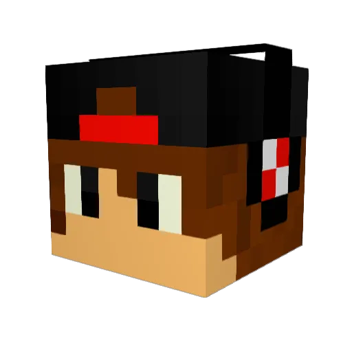Jannilo2709 Minecraft avatar head, 3D render