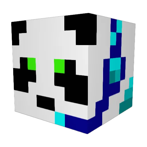 JanninatorLP Minecraft avatar head, 3D render