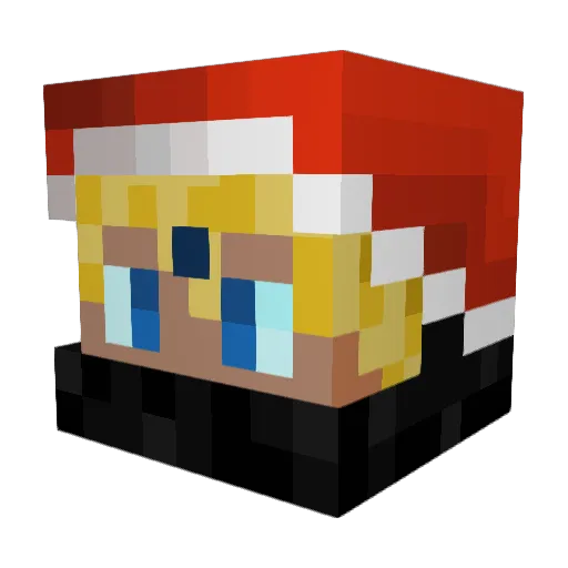 Jannis1602 Minecraft avatar head, 3D render