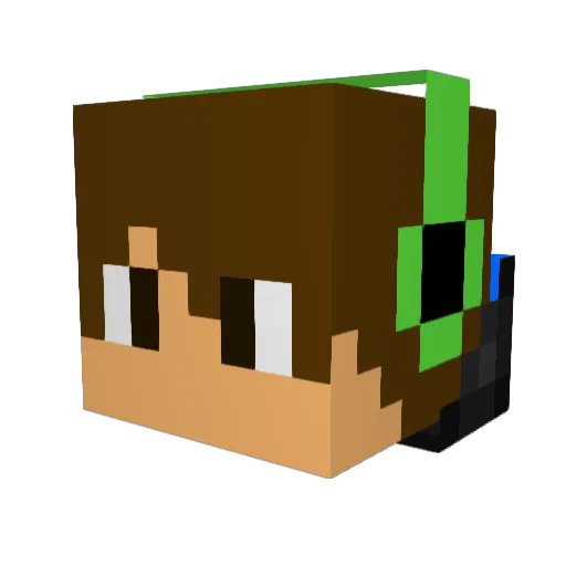 JannisDerBoZz Minecraft avatar head, 3D render