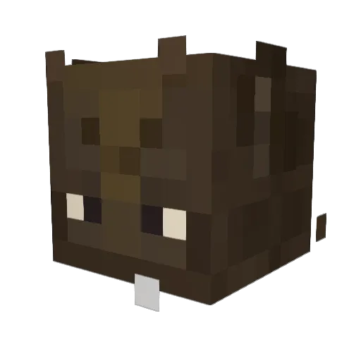 Jannus7ee Minecraft avatar head, 3D render