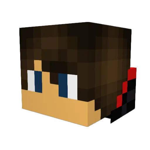 Janschii Minecraft avatar head, 3D render