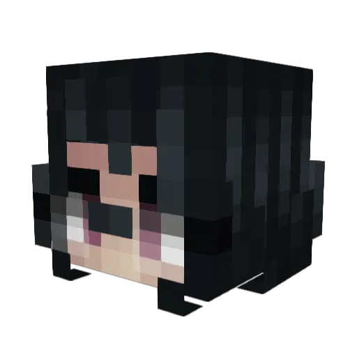 Jansoeve Minecraft avatar head, 3D render