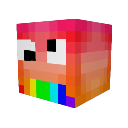 JansonJohnPZ Minecraft avatar head, 3D render