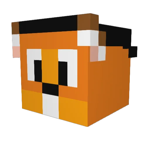 JantsoP Minecraft avatar head, 3D render