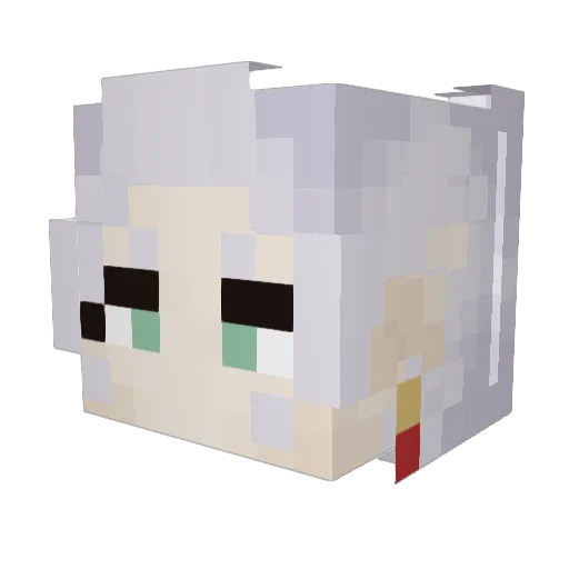 JanusM Minecraft avatar head, 3D render