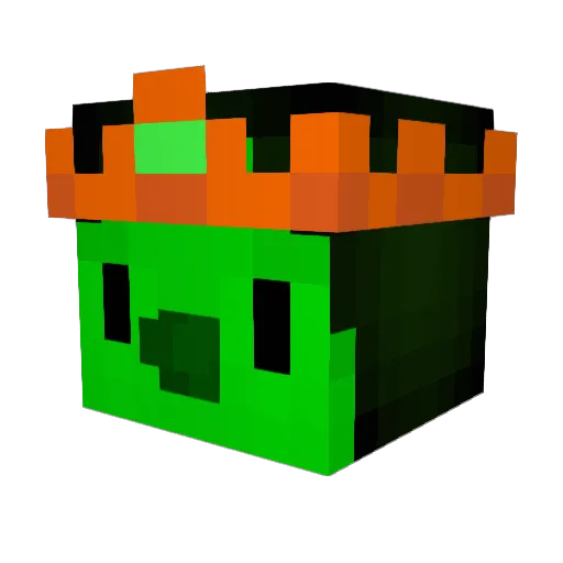 JanuszHazardu Minecraft avatar head, 3D render