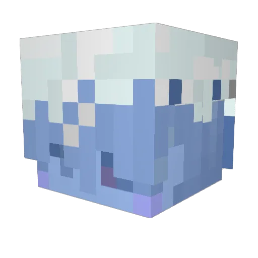 Januxary Minecraft avatar head, 3D render
