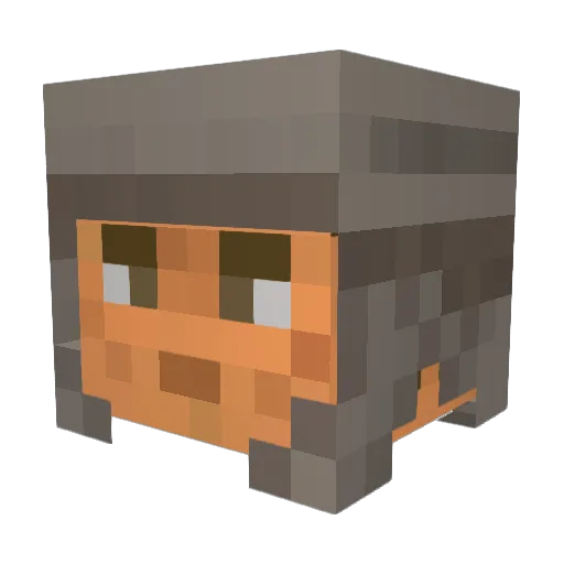 Janvan94 Minecraft avatar head, 3D render