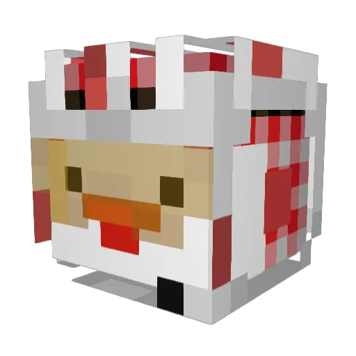 JanyTheBeast Minecraft avatar head, 3D render