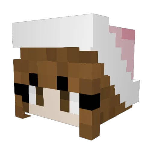 Jao031 Minecraft avatar head, 3D render