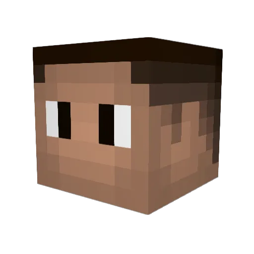 JaoMarcoos Minecraft avatar head, 3D render