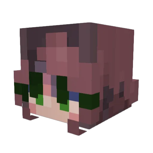 JapBomb1945 Minecraft avatar head, 3D render