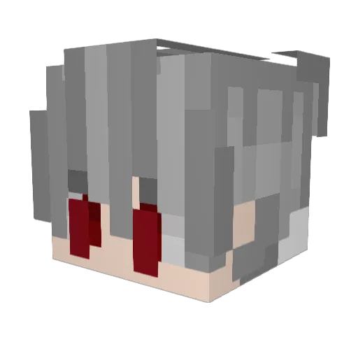 JapaHDS Minecraft avatar head, 3D render