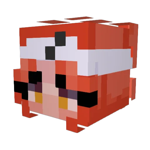 JapanoFile Minecraft avatar head, 3D render
