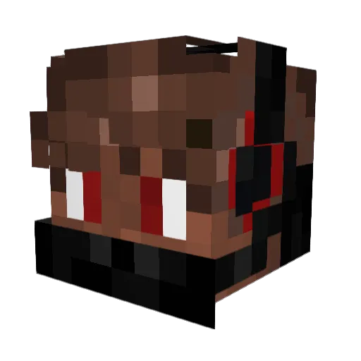 Japek153 Minecraft avatar head, 3D render