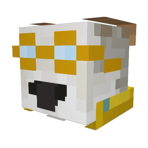 Japeth2 Minecraft avatar head, 3D render
