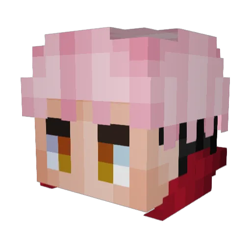 Japheth2 Minecraft avatar head, 3D render