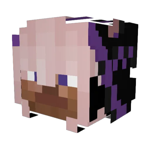 Japiszko Minecraft avatar head, 3D render