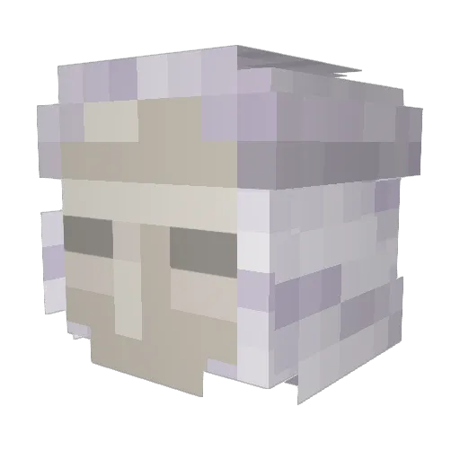 Japre Minecraft avatar head, 3D render